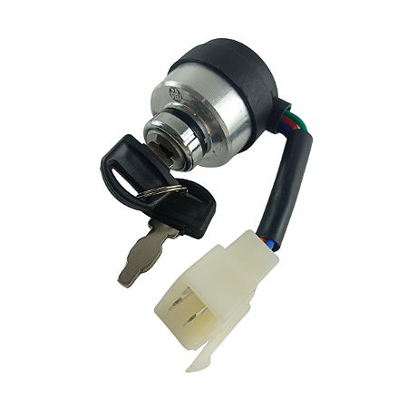 CHAVE PARTIDA COM MIOLO GERADOR B4T 5000 / 6500 BRANCO