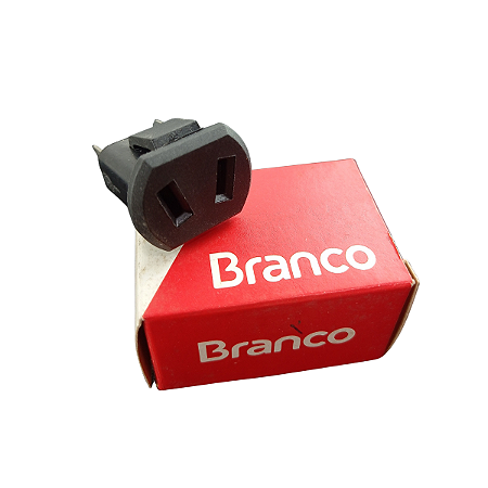 TOMADA ELÉTRICA 12V GERADOR B2T 950 / B4T 1300 BRANCO