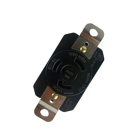 TOMADA 3 FUROS 30A 250V GERADOR B4T 11000 / 13000 / BD 8000 BRANCO
