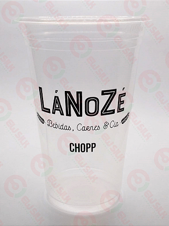 Copo Descartável Personalizado - 500/550 ML - 1000 UNIDADES