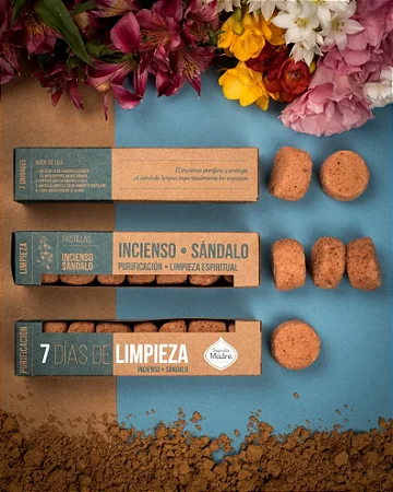 Pastilha 7 dias de Limpeza - Sandalo e Olibano (Incienso)