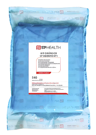 Kit Cirúrgico Pério GR40 Azul SP Health