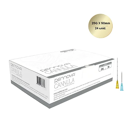 Rennova® Cannula 25GX50MM com agulha 23G