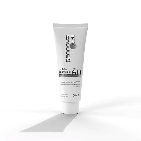 Protetor Solar FPS 60 Facial Antioxidante Rennova Soleil 50ml