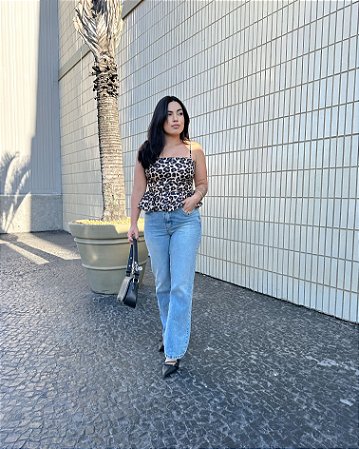 Blusa de onça TAM M