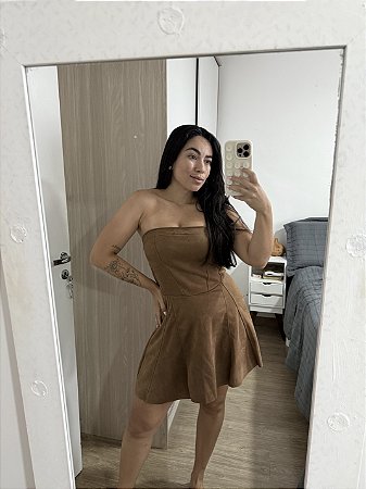 Vestido suede TAM M