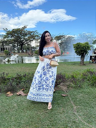 Conjunto renner saia tam M e cropped tam P