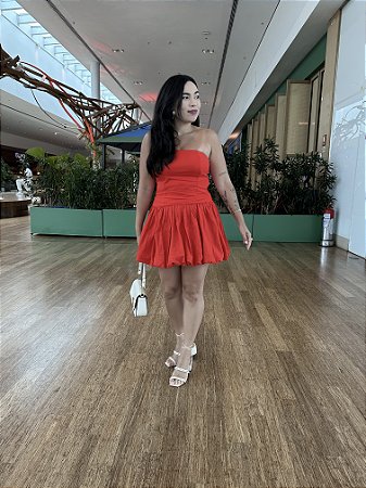 Vestido vermelho Renner tam M