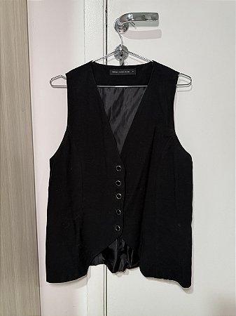 Colete preto C&A tam P