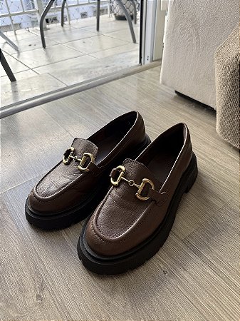 Mocassim marrom Renner tam 35