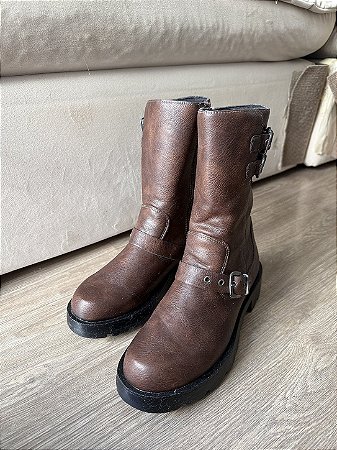 Bota coturno marrom Sonho tam 36