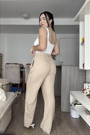 Calça bege Renner tam 40