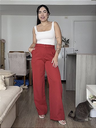 Calça vermelha Renner tam 38