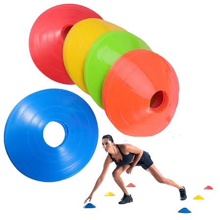 Cone Chapéu Chinês para Treino Funcional Demarcatórios – A Unidade Varis cores