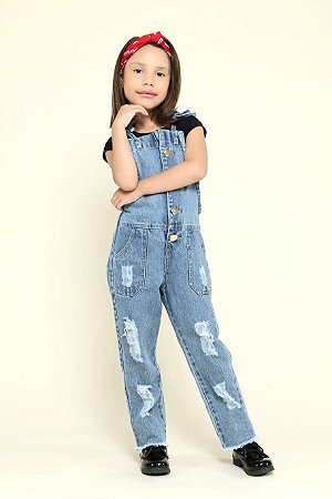 Macacão Jeans Aline