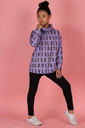 Conjunto Blusão e Legging (lilás)