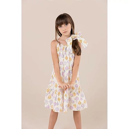 Vestido Infantil Evasê