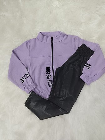 Conjunto Moletom e Calça Cirrê