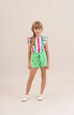 Short Infantil Feminino Babadinho