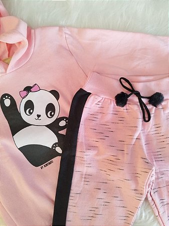 Conjunto Moletom Panda