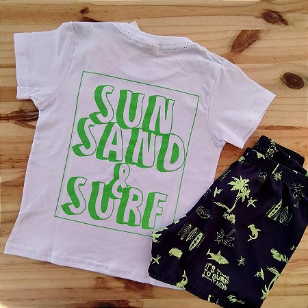 Conjunto Infantil Masculino Surf
