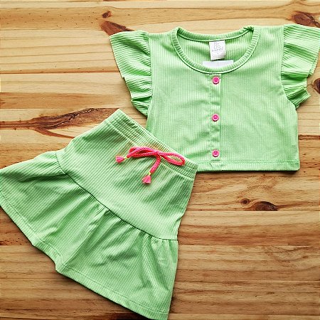 Conjunto Infantil Ribana Canelado