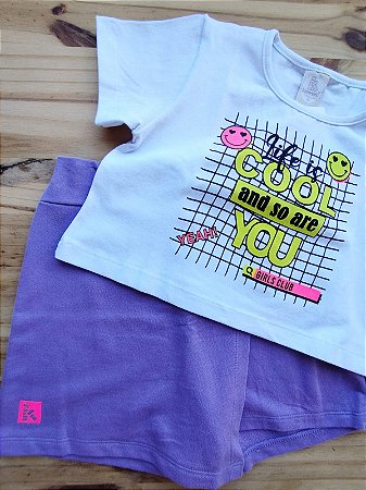 Conjunto jInfantil/Juvenil Feminino Cool