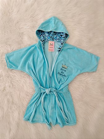 Saida de Banho Infantil com Capuz