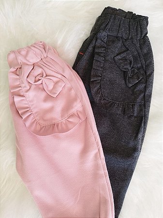 Calça Infantil Veludo (bebê menina)