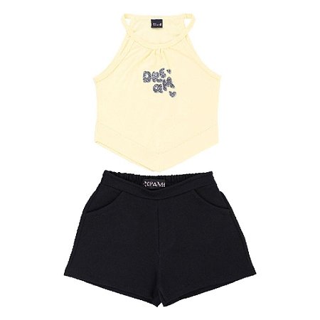 Conjunto Juvenil Blusa Cavada Dream