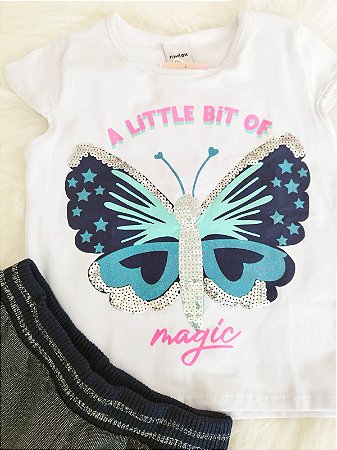 Conjunto Infantil Feminino Borboleta