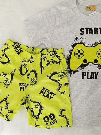 Pijama Infantil Masculino Start Play