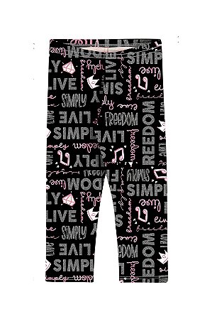 Calça Legging Infantil Feminina Estampada