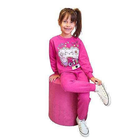 Conjunto Moletom Infantil Feminino