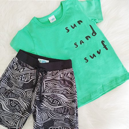 Conjunto Infantil Masculino Sun Sand Surf