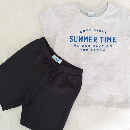 Conjunto Infantil Masculino Good Vibes