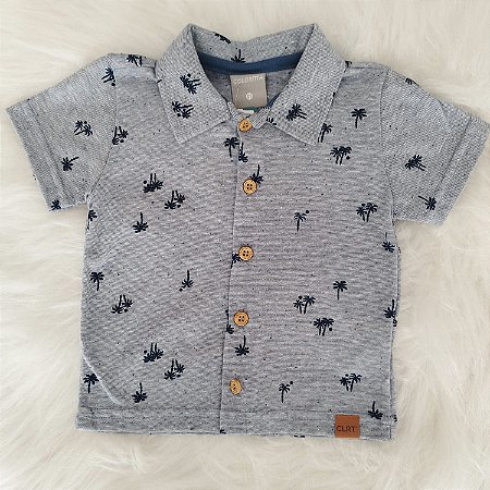 Camisa Infantil Masculina Estampada Manga Curta