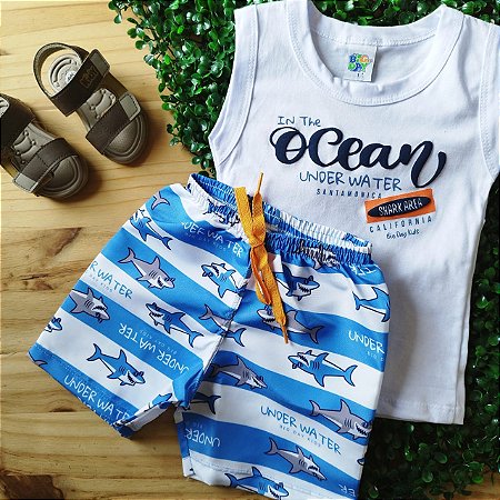 Conjunto Infantil Masculino Ocean