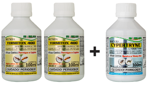COMBO - Termitox 400 100ml (2un) + Cypertryne 100ml (1un)