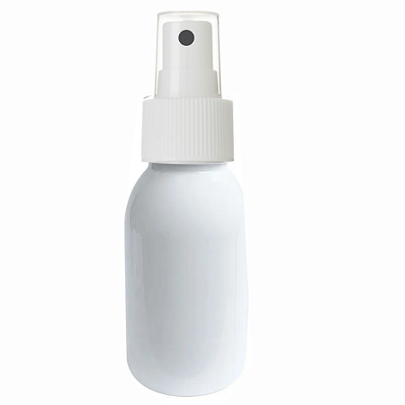 Frasco Plástico Branco Pet 60ml Com Válvula Spray