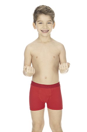 Boxer Infantil Cotton Lisa