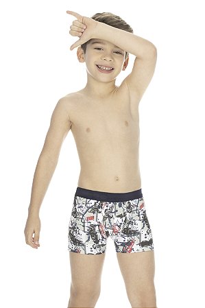 Boxer Infantil Microfibra Estampada