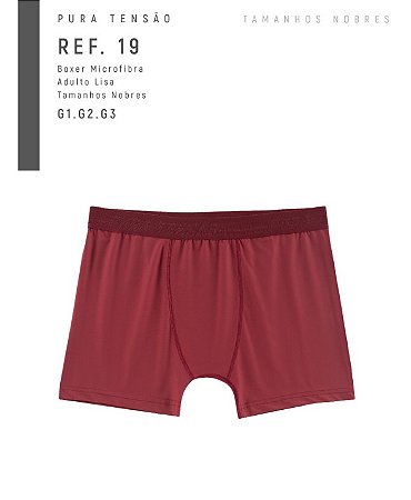 19v- Boxer Microfibra Poliamida Tamanhos Nobres