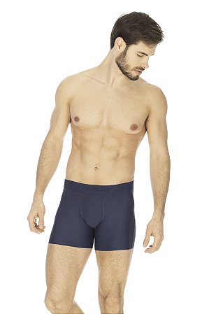 44v- Boxer Microfibra Adulto Perna Longa Lisa