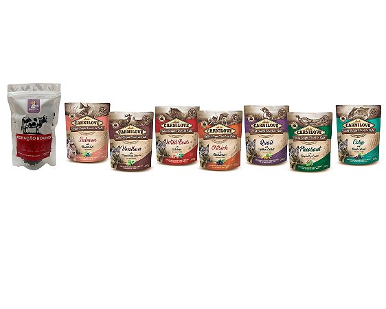 Coração bovino + Carnilove