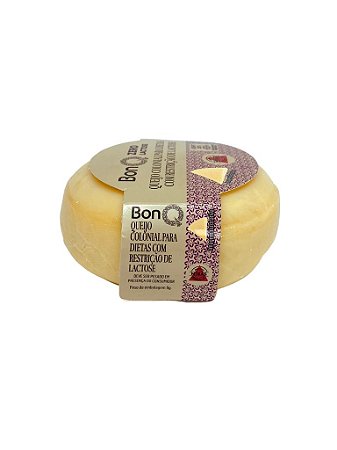 QUEIJO COLONIAL ZERO LACTOSE (aprox 400g)