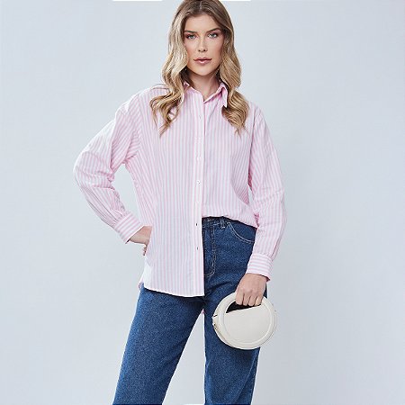CATHARINA BOYFRIEND LISTRADA ROSA