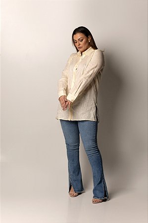 CATHARINA LINHO ALONGADA AMARELO MANTEIGA