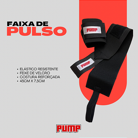 FAIXA DE PULSO - PRETA