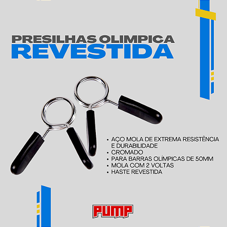 PRESILHAS OLIMPICA REVESTIDA